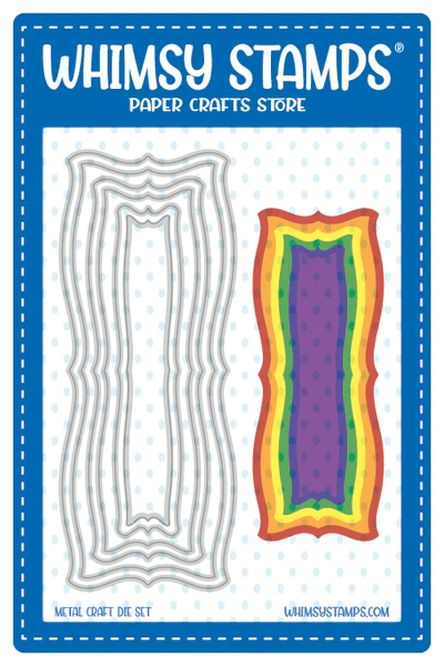 Whimsy Stamps - Slimline Victorian Layers Die Set (SO)