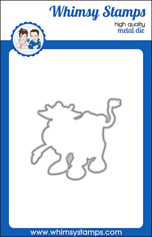 Whimsy Stamps - Southern Heifer Outline Die