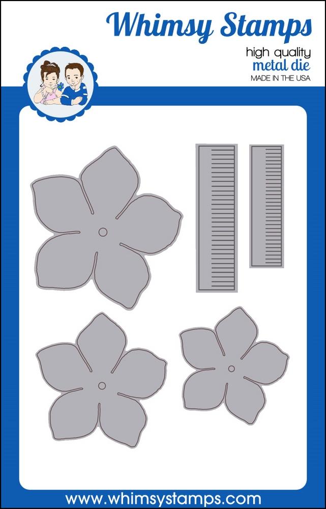 Whimsy Stamps - Hellebore Flower Die Set