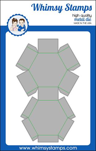Whimsy Stamps - Hexagon Treat Box Die