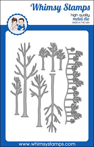Whimsy Stamps - Tree Assortment Die Set