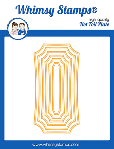 Whimsy Stamps - Mini Slim Notched Hot Foil Plates