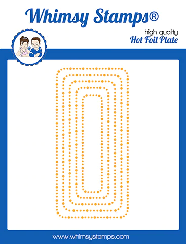 Whimsy Stamps - Mini Slim Rounded Hot Foil Plates