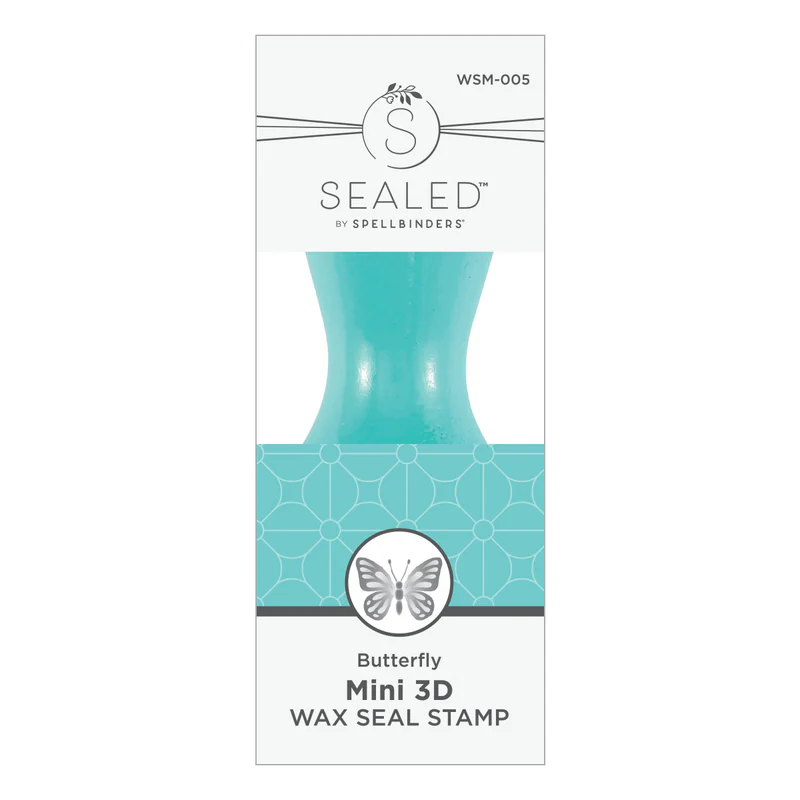 Spellbinders - Butterfly Mini 3D Wax Seal from the Mini Wax Seals Collection