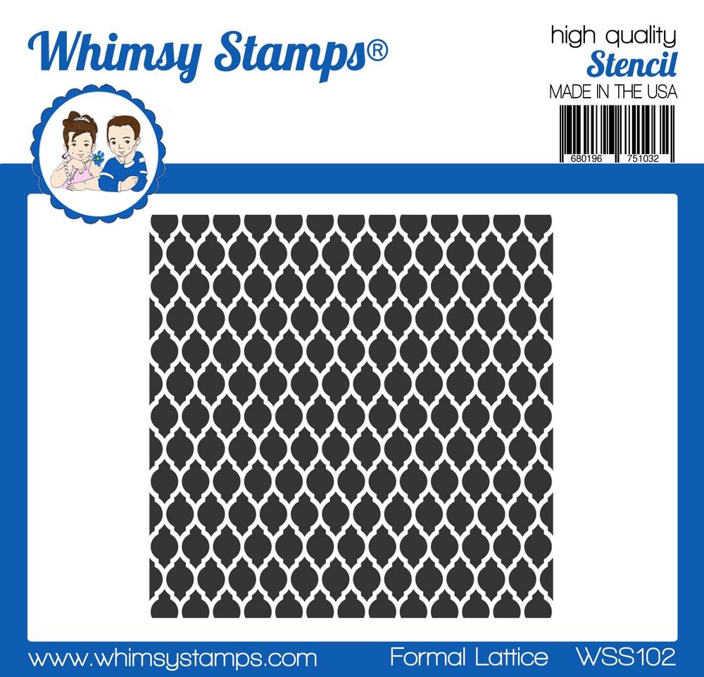 Whimsy Stamps - Formal Lattice Stencil