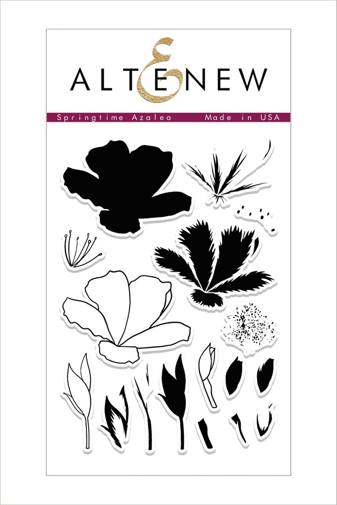 AlteNew - Springtime Azalea Stamp Set