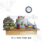 Stamping Bella - Uptown Girl - Calvin Loves his Computer