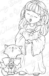 Whimsy Stamps - Christmas Choir Girl - Crissy Armstrong Collection