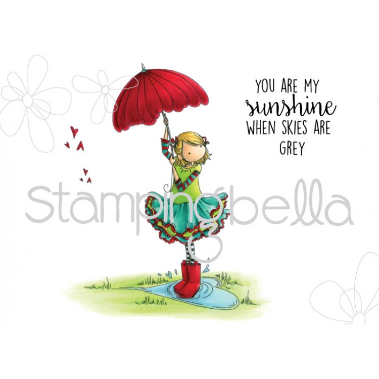 Stamping Bella - Tiny Townie RACHEL loves the rain