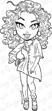 Whimsy Stamps - Fashionista - 