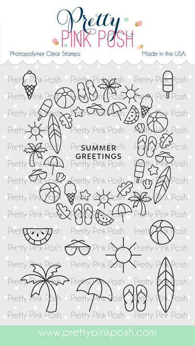 Pretty Pink Posh - Summer Wreath Stamp Set