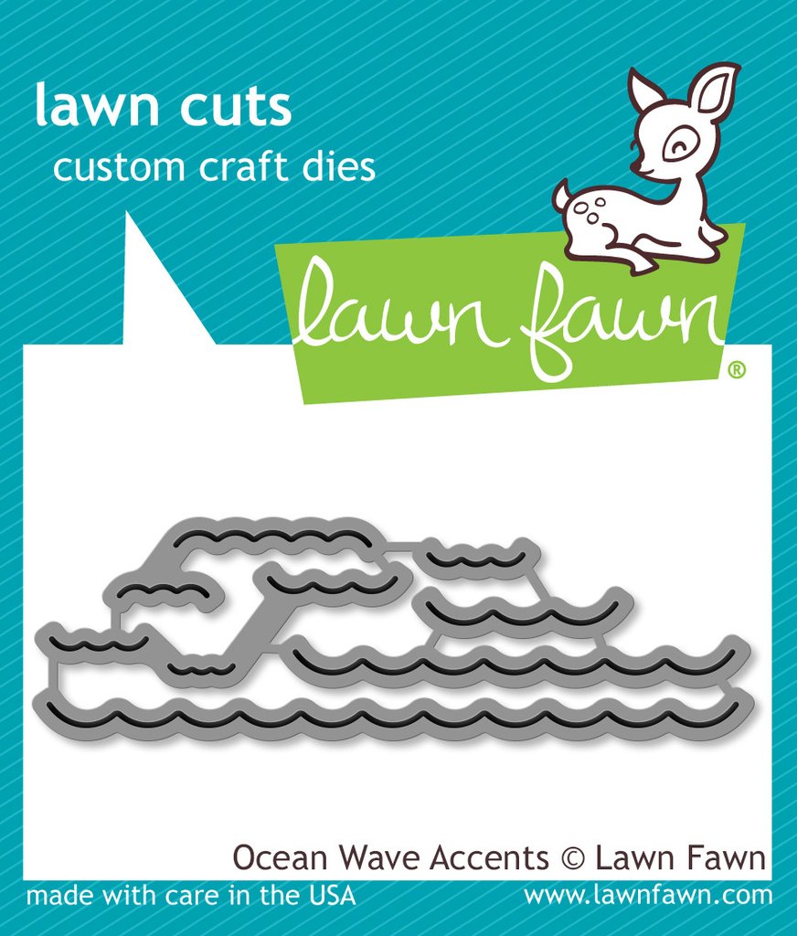 Lawn Fawn - ocean wave accents