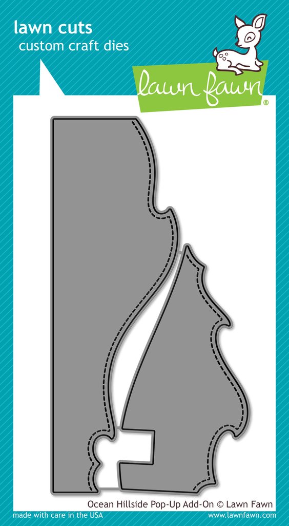 Lawn Fawn - ocean hillside pop-up add-on