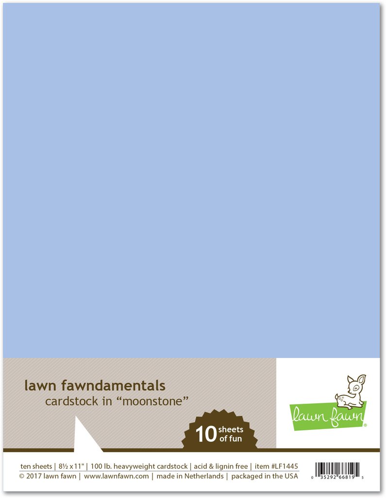 Lawn Fawn - moonstone cardstock