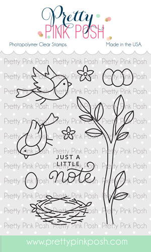 Pretty Pink Posh - Spring Robins stamp set