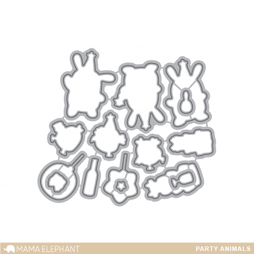 Mama Elephant - Party Animals - Creative Cuts