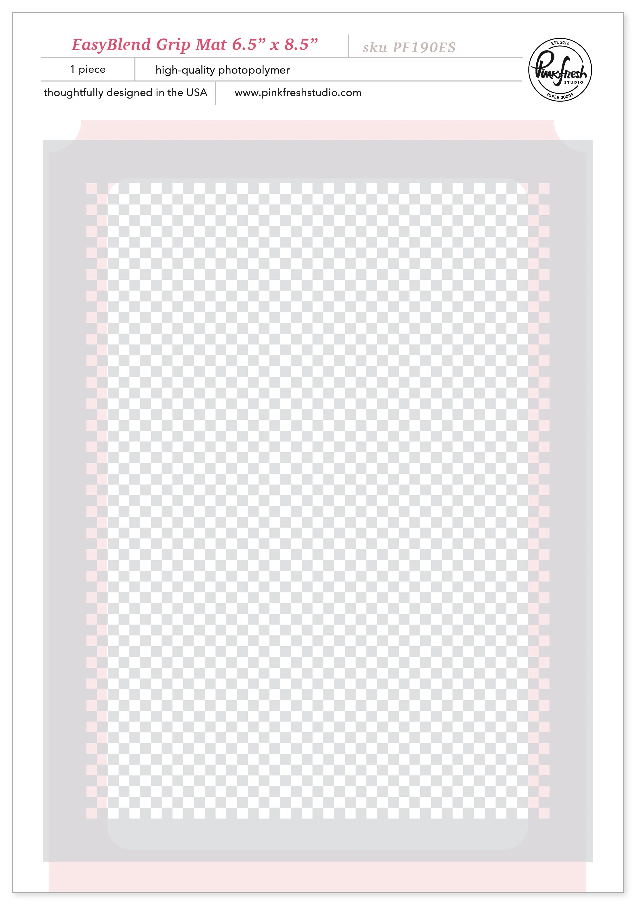 **NEW* - Pinkfresh Studio - EasyBlend Grip Mat 6.5" x 8.5"