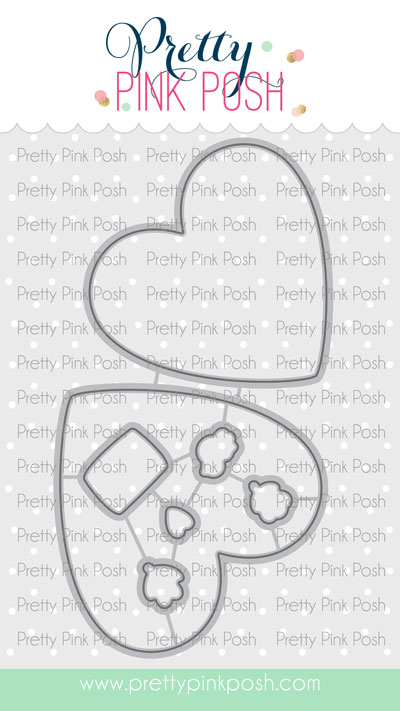 Pretty Pink Posh - All My Love Coordinating Die Set