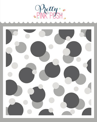 Pretty Pink Posh - Layered Bokeh Stencil
