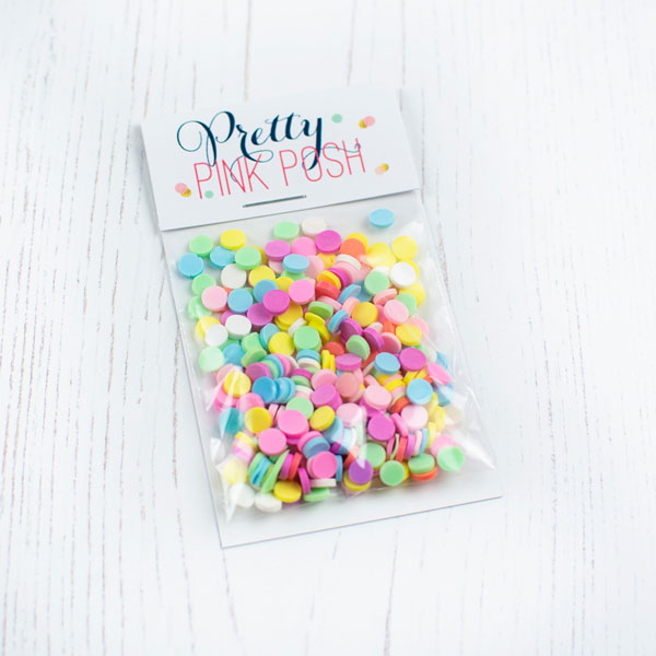 Pretty Pink Posh - Cupcake Clay Confetti