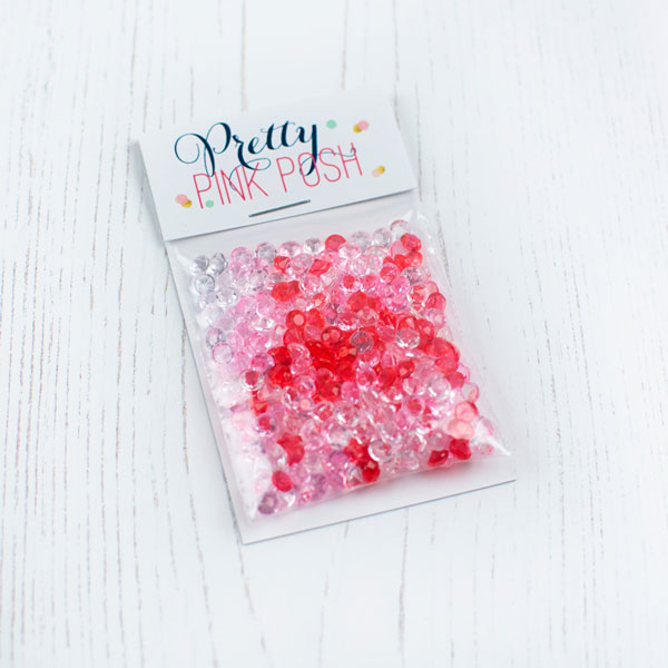 Pretty Pink Posh - Sweetheart Rhinestones