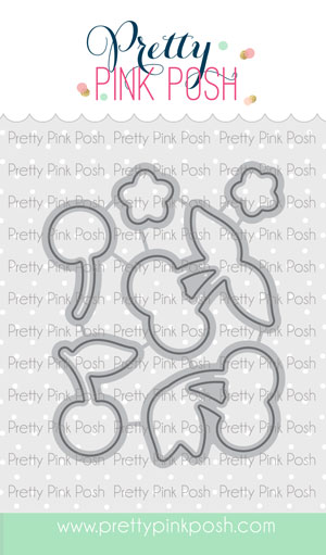 Pretty Pink Posh - Sweet Cherries Coordinating Die Set
