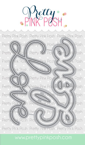 Pretty Pink Posh - Large Love Shadow Die