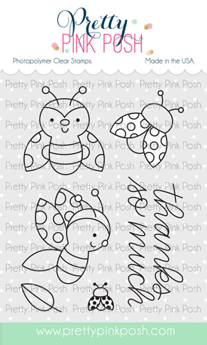 Pretty Pink Posh - Ladybug Friends stamp set