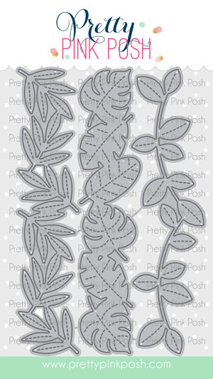 Pretty Pink Posh - Stitched Leafy Borders