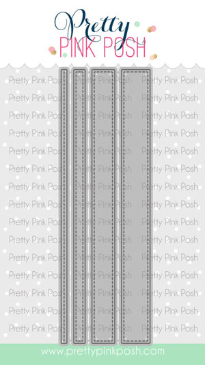 Pretty Pink Posh - Stitched Strips