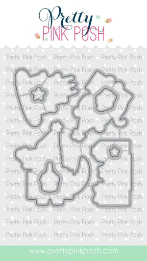 Pretty Pink Posh - Birthday Signs Coordinating Die Set