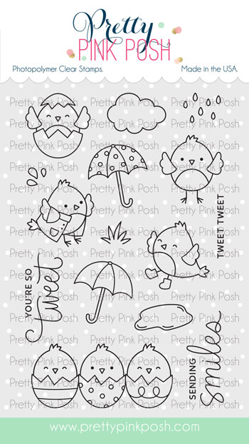 Pretty Pink Posh - Spring Chicks Stamp Set