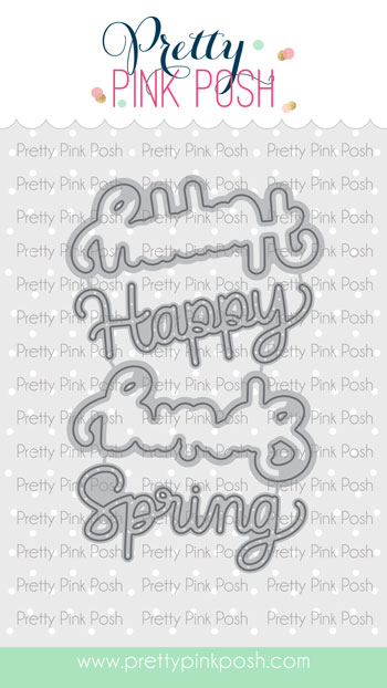 Pretty Pink Posh - Happy Spring Shadow Die
