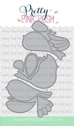 Pretty Pink Posh - Stitched Birds Die Set