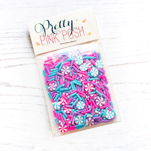 Pretty Pink Posh - Party Swirls Clay Confetti