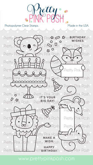 Pretty Pink Posh - Party Friends Stamp Set