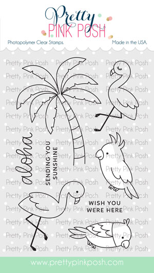Pretty Pink Posh - Tropical Birds Stamp Set