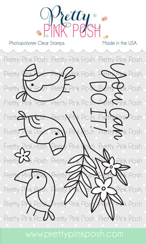 Pretty Pink Posh - Tropical Toucans Stamp Set