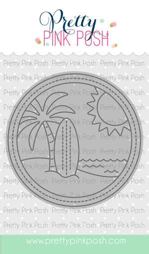 Pretty Pink Posh - Beach Scene Die