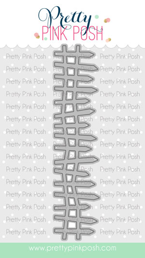 Pretty Pink Posh - Spooky Fence Die