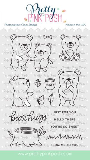 Pretty Pink Posh - Bear Friends Stamp Set