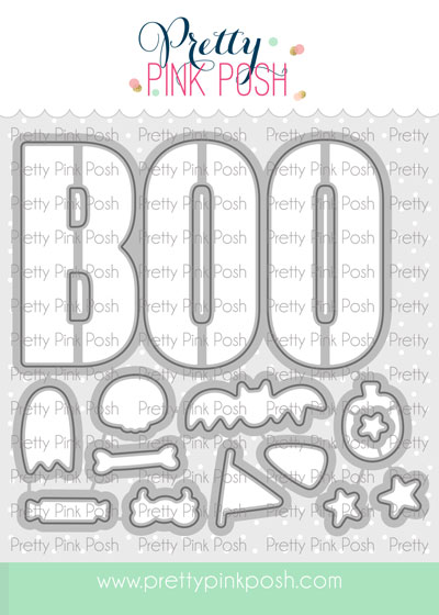 Pretty Pink Posh - Boo Coordinating Die Set