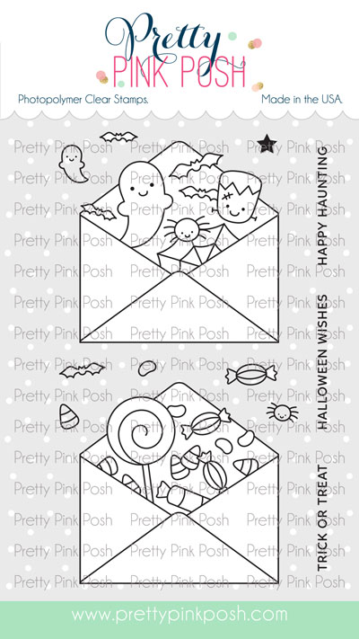 Pretty Pink Posh - Halloween Envelopes Stamp Set