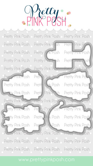 Pretty Pink Posh - Holiday Signs Coordinating Die Set