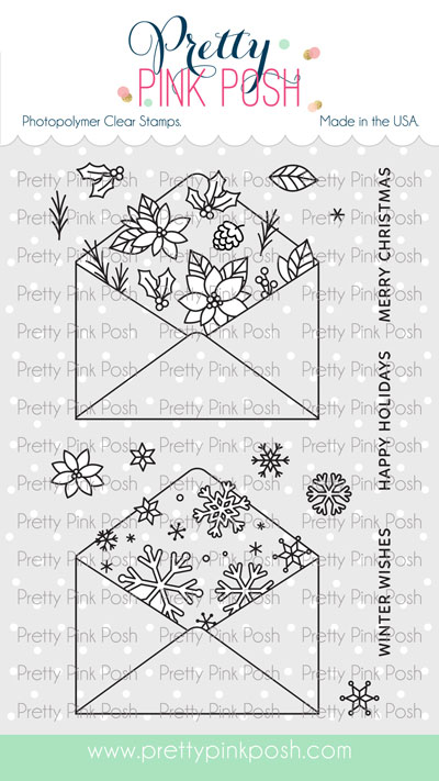 Pretty Pink Posh - Holiday Envelopes Stamp Set
