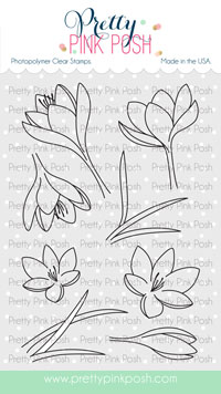 Pretty Pink Posh - Crocus Flowers Stamp Set