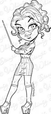Whimsy Stamps - Sexy Teacher - 