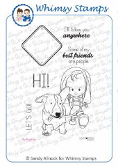 Whimsy Stamps - SkyeDog and Kari -