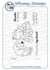 Whimsy Stamps - Snoopy and Steve - 