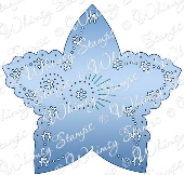 Whimsy Stamps - Star Spangled Tag - Shapeology Dies